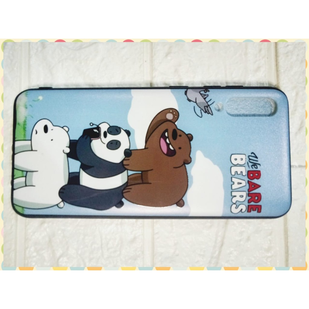 Case Samsung Galaxy A50 motif kartun Mickey mous, The panda, Doraemon, Elmo, Captain America, Batman