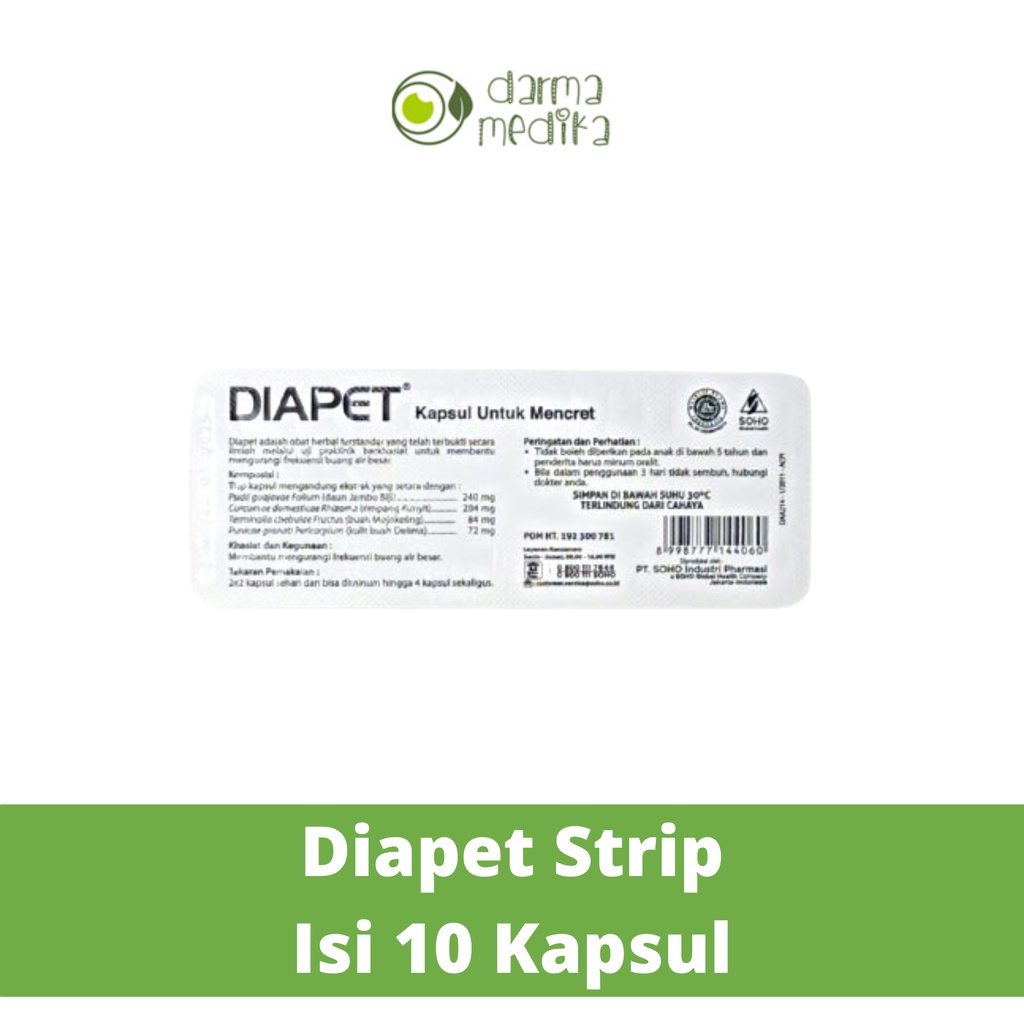 Diapet Strip 10 Kapsul 10kapsul