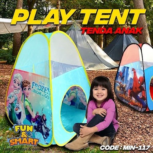 Diskon  Tenda Main Anak Lipat / Tanda Lipat / Tenda Anak Karakter Frozen Dan Spiderman / Tenda Anak 