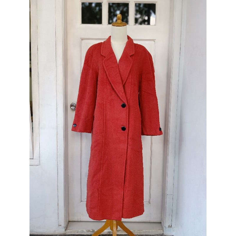 long coat wool preloved