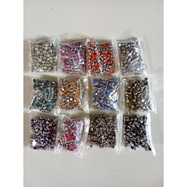 Kristal Cangkang Preciosa 1 lusin SS18