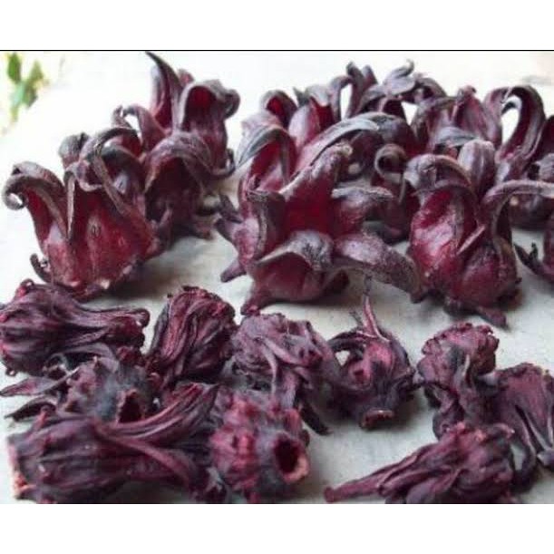 

Bunga Rosella / Rosela Ungu Kering 250 gr