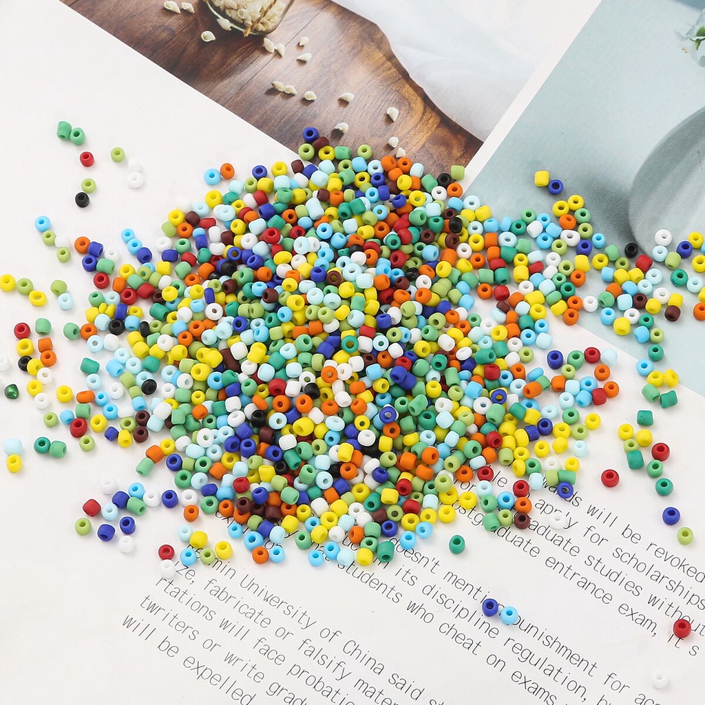 Baru Fashion 3Mm 20 G 700 Pcs Seed Beads Multicolor Seed Mini Beads Untuk Wanita Dekorasi DIY Gelang Perhiasan Membuat Aksesoris