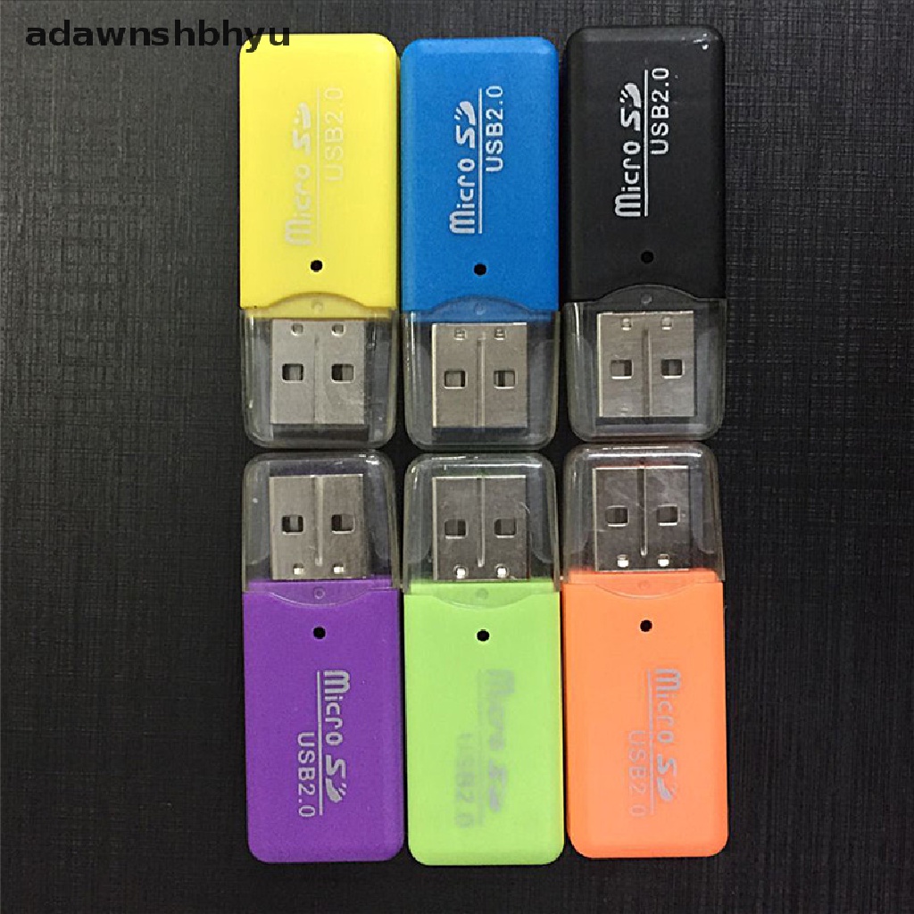 [adawnshbhyu] Hot Mini USB SD/MMC Memory Card Reader 480Mbps Untuk Komputer Laptop