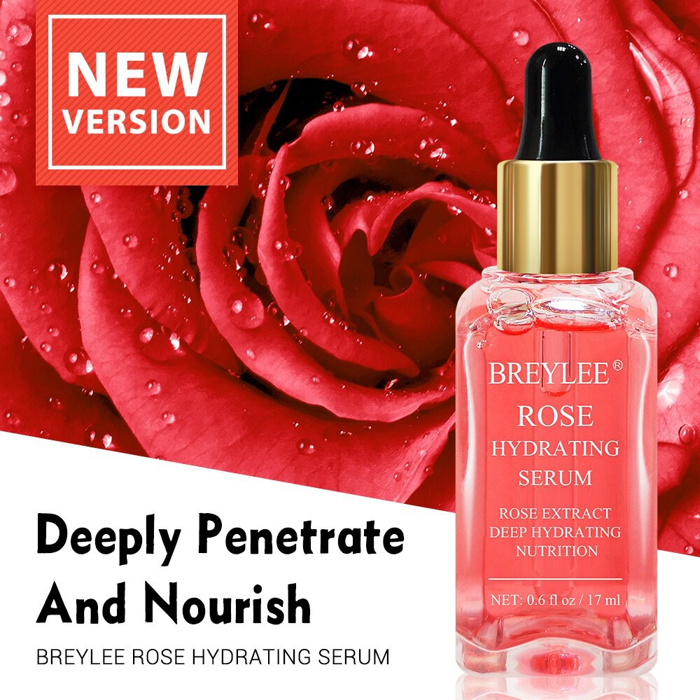 [BPOM] BREYLEE Rose Hydrating Serum untuk Melembabkan / Memutihkan / Menghidrasi / Anti Aging