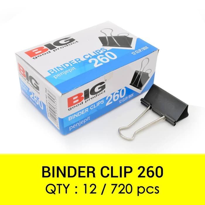 

Binder Clips 260 / Jepitan Kertas 260