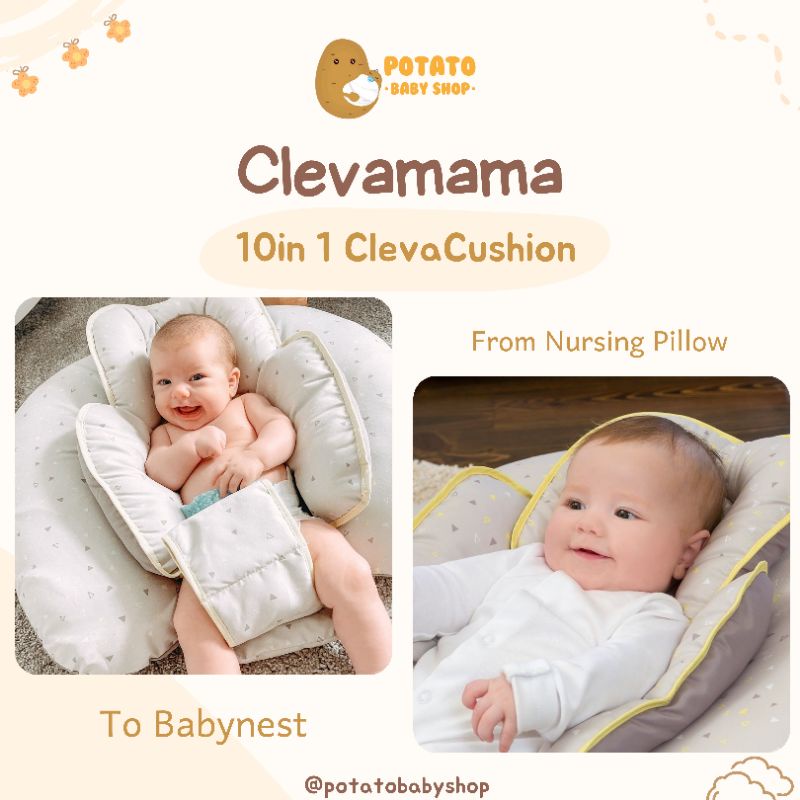 Clevamama ClevaCushion 10in1 / nursing pillow / alas stroller