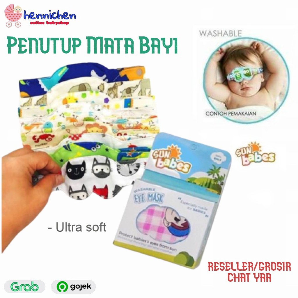 Penutup Mata Bayi Sun Babes Eye Mask merk Sunny Baby ( 1 PCS )