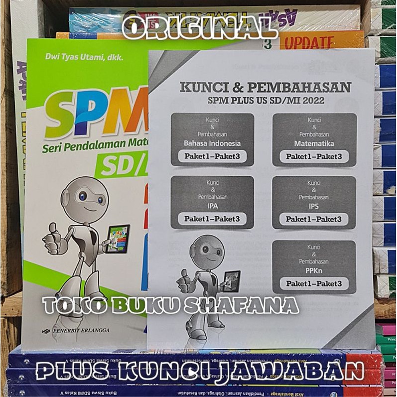 BUKU SPM PLUS US SD/MI 2022 ERLANGGA + KUNCI JAWABAN ORIGINAL - SERI PENDALAMAN MATERI