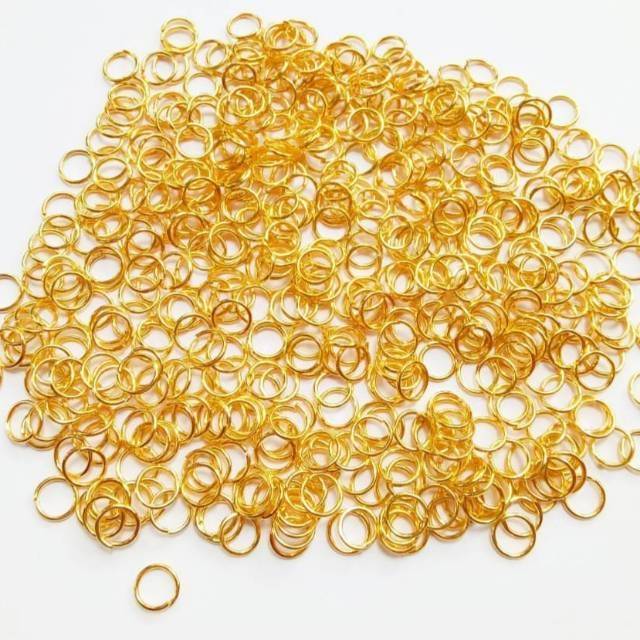200pcs Ring / Cincin / Ring O sambungan / Jump ring / Bahan aksesoris ukuran 6mm