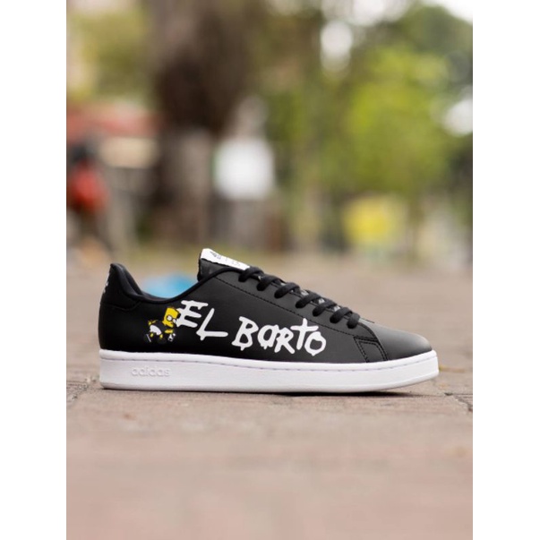 ADIDAS GRAND COURT ELBARTO THE SIMPSONS BLACK
