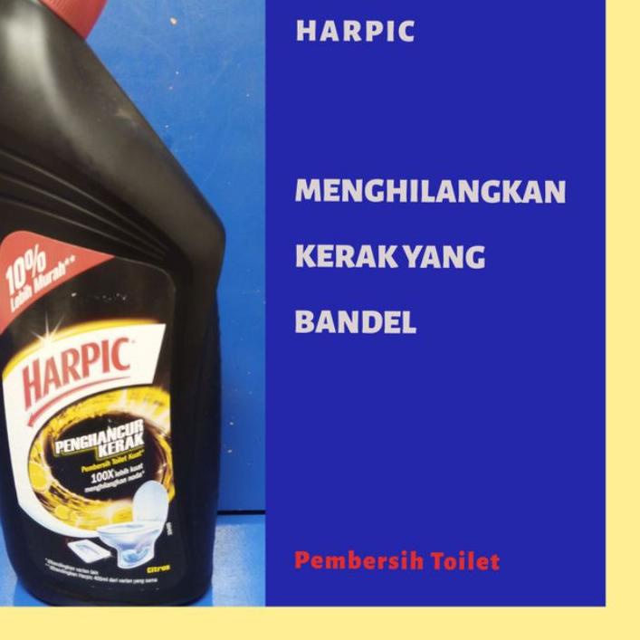 Barang terupdate⭐ harpic pembersih toilet / harpic penghancur kerak / harpic toilet / harpic hitam 6