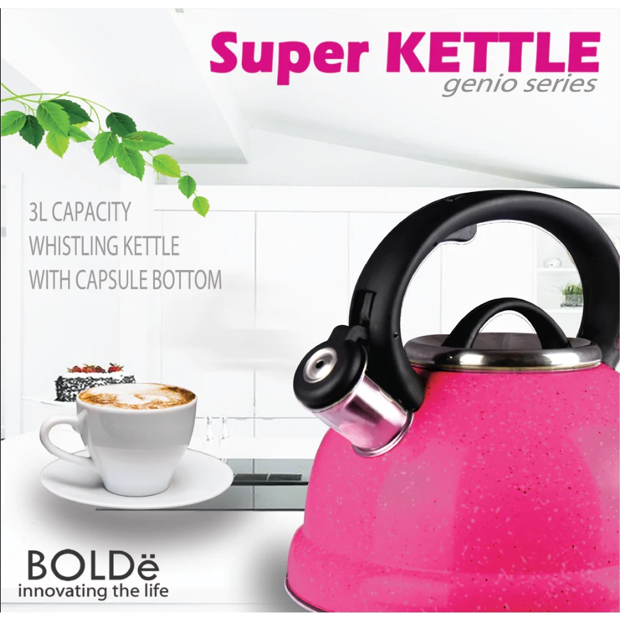 Bolde Teko Air Super Kettle Genio Series Bisa Bunyi