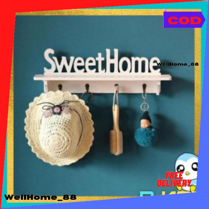 Grosir Rak Dinding Vintage Gantung Minimalis Murah Shabby Tempel Pajangan Dinding Sweethome D033 7yd75djFLLRMR7g