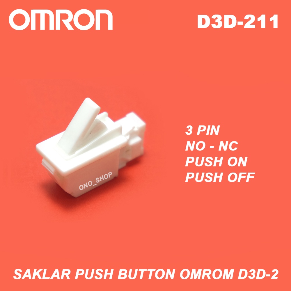 Omron D3D-2 - Saklar Push Button