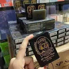 Kemasan Baru SABUN SP HITAM SABUN SP THAILAND BPOM Kemasan Baru & Sabun hotel daun bungkus 10 gram