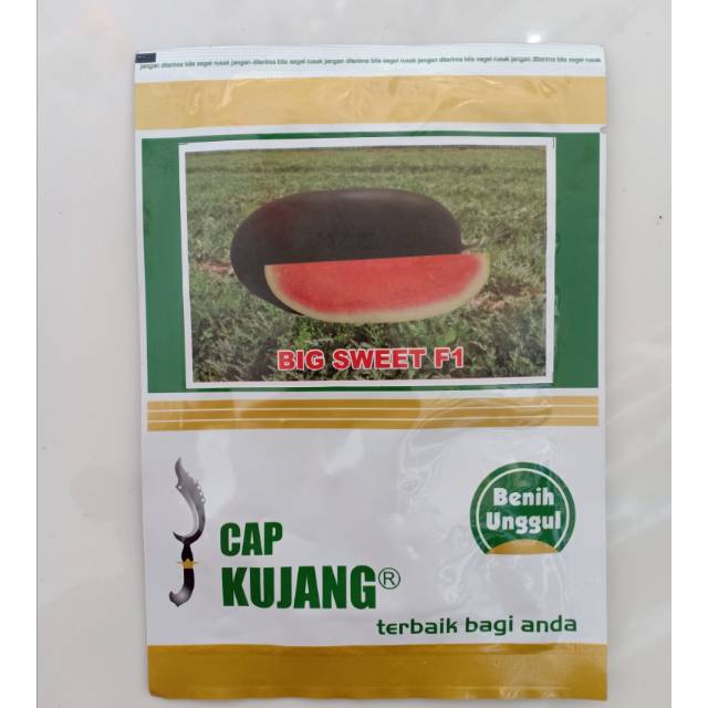 Benih semangka inul meral big sweet cap kujang 20gram saset