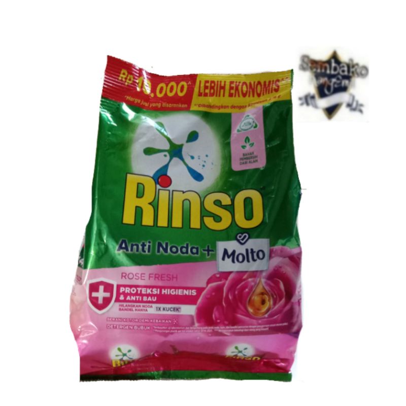 Rinso 440gram Detergent + Molto, Sokline  Softergent 430g