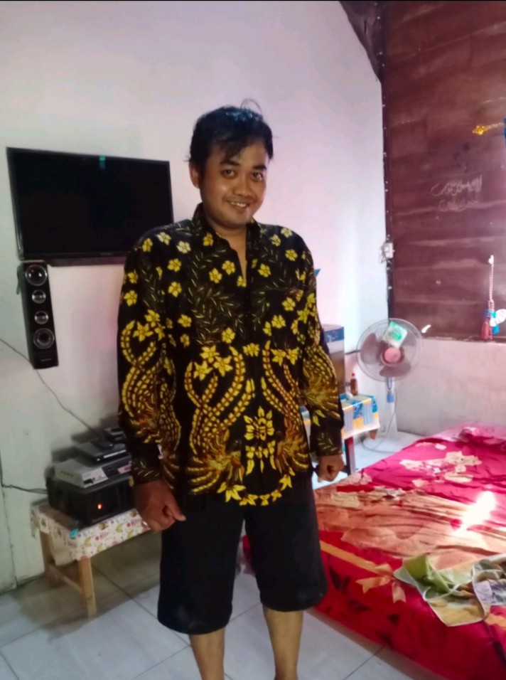 Promo Batik Couple Keluarga Sarimbit Sania Ruffle Batik Ori Ndoro Jowi Motif Emprit Kuning