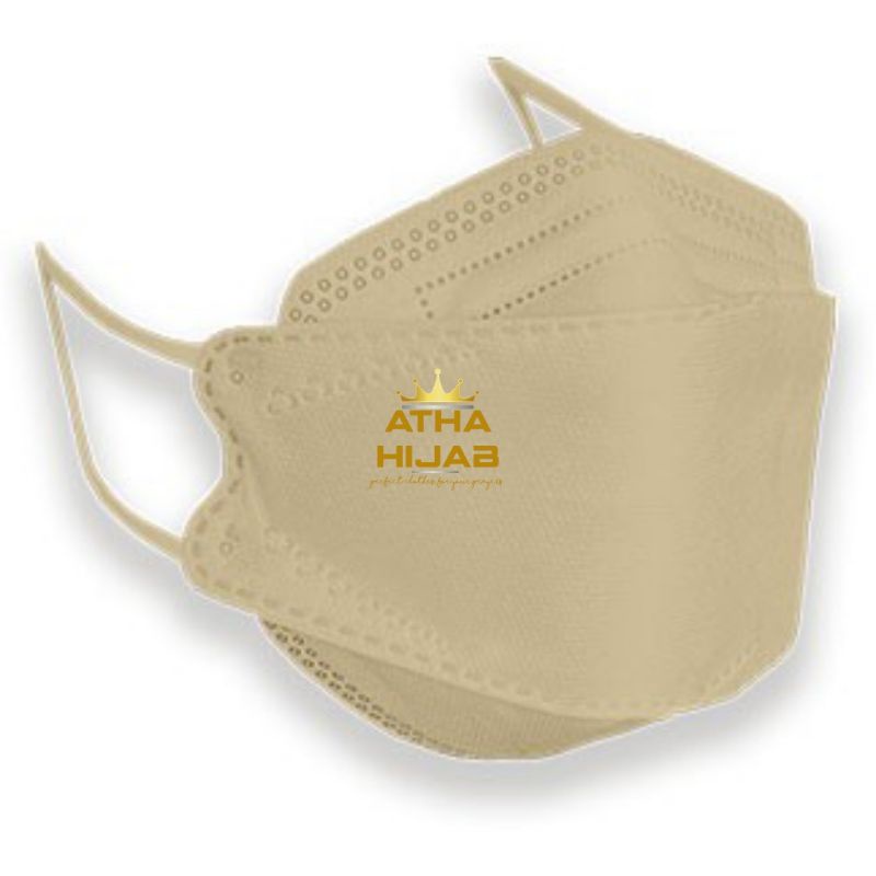 Masker kf94 earloop krem(warna kulit)