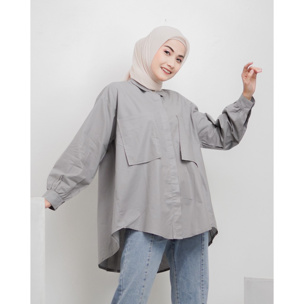 KALINA SHIRT-Grey