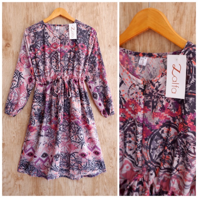 VIZZI tunic by ZALFA outfit Tunik  wanita murah Tunik  