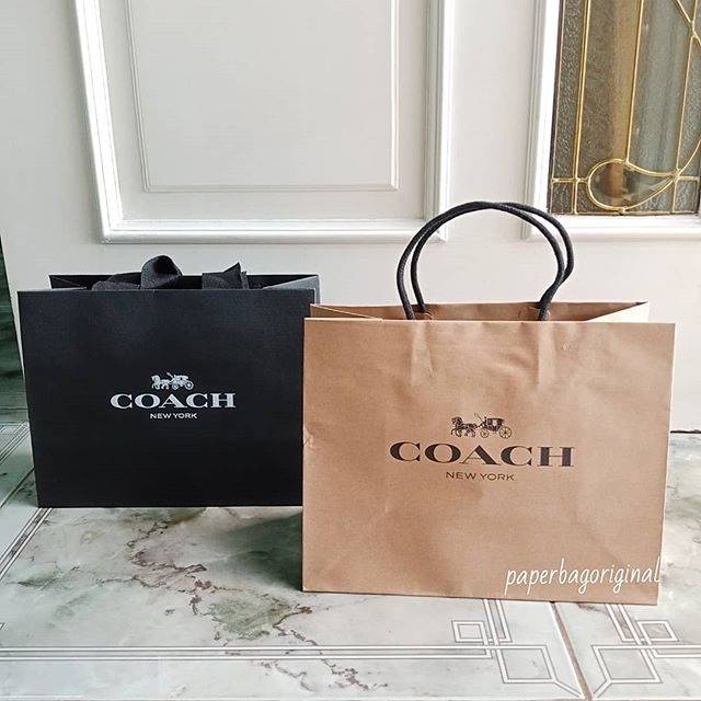 

Coach Paperbag authentic kantong kertas original paper bag