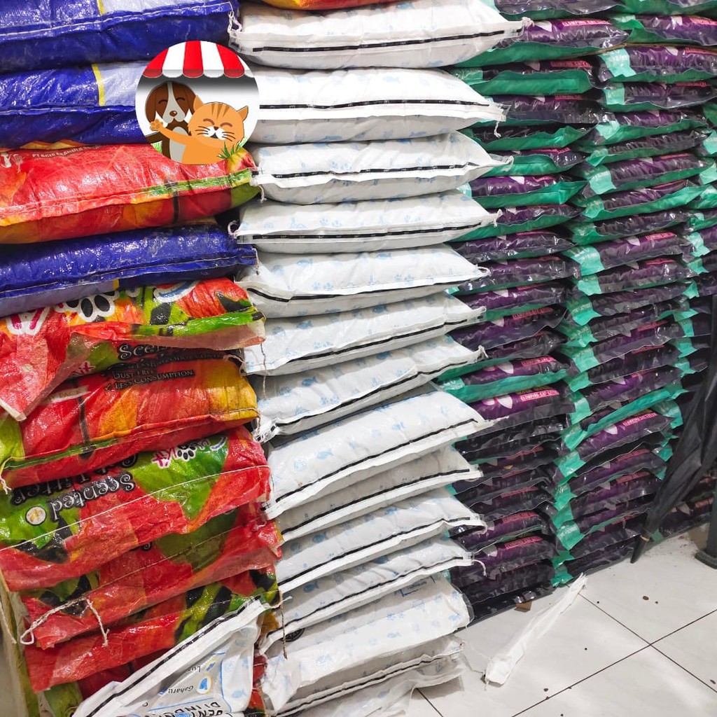 Pasir Gumpal Wangi Kucing Mantoel Mantul 20kg 25liter Cat Litter Bentonite