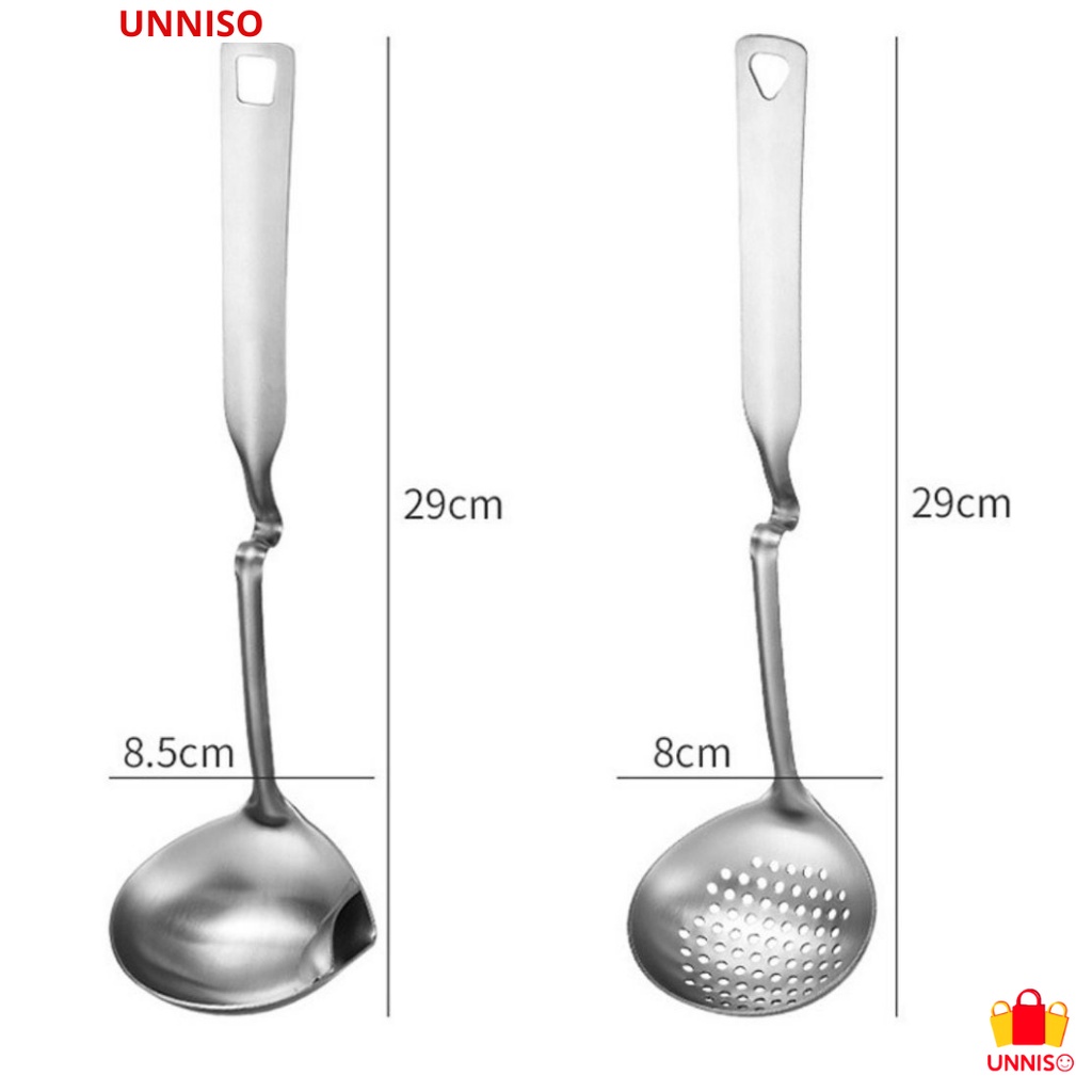 UNNISO - Sendok Hotpot Saringan Sup Stainless Steel