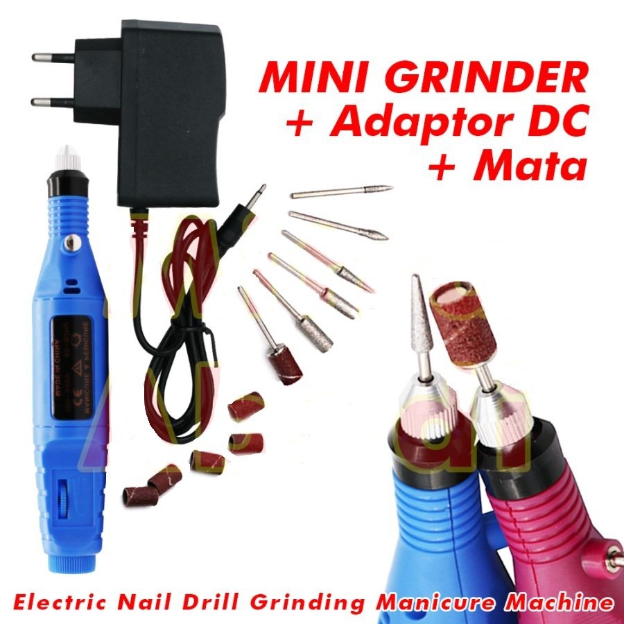 Mesin Mini Grinder DC Grafir Bor Potong Gerinda Ukir