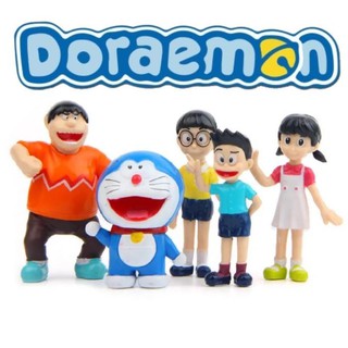 Action Figure Miniatur Topper Doraemon Set Isi 7 Pajangan Nobita Shizuka Giant Suneo Shopee Indonesia