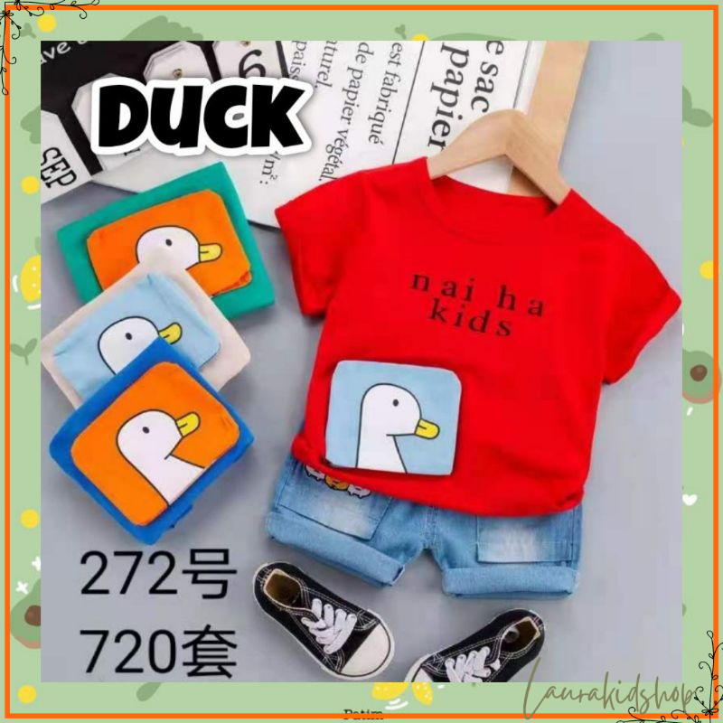 Setelan Kaos Anak Laki-Laki Import Premium 1-4 Tahun