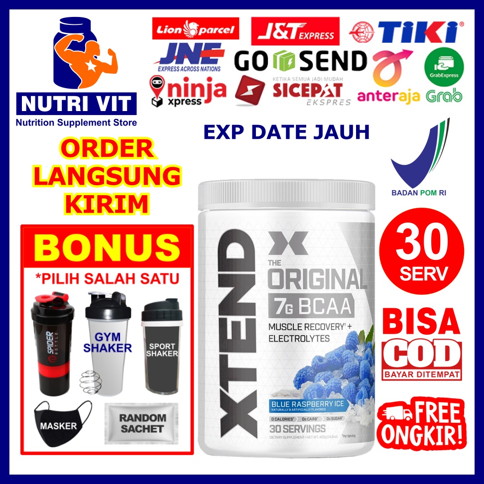 XTEND 30 Serv ORIGINAL BPOM XTEND BCAA 30Serv BCAA XTEND 30 Serving XTEND 30Serv Scivation XTEND BCA
