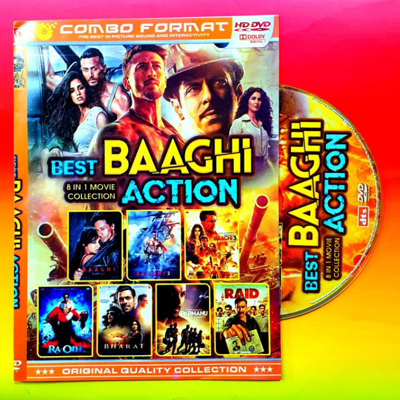 KASET VIDEO FILM INDIA BEST BAAGHI ACTION MOVIE COLLECTION - KASET FILM AKSI INDIA