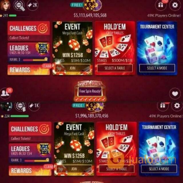 Jual Chip Zynga Poker Shopee Indonesia