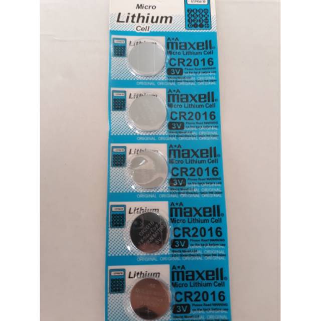 Batre 2016 lithium murah 10RB/Lembar