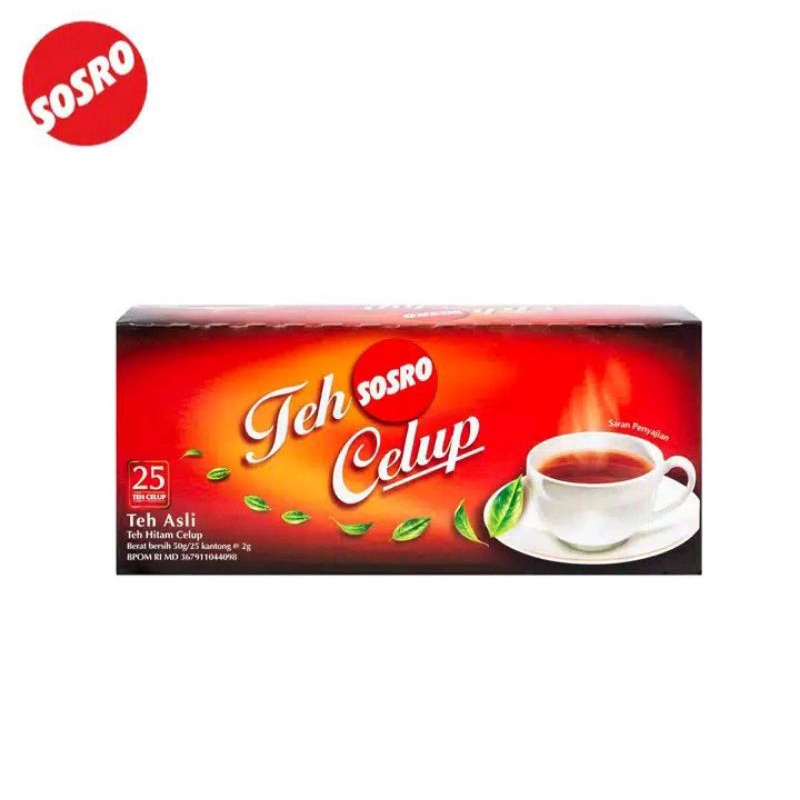 

Teh celup sosro 25s. Varian teh asli baru