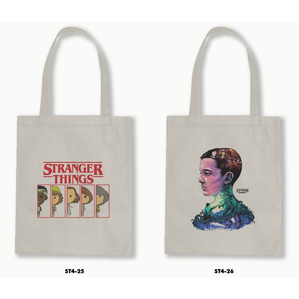 TOTE BAG BLACU - STRANGER THINGS 4 - 02