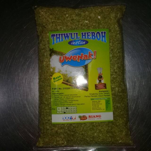 

Thiwul instan khas kota malang