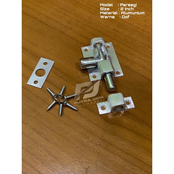 grendel pintu/ grendel jendela 2 inch