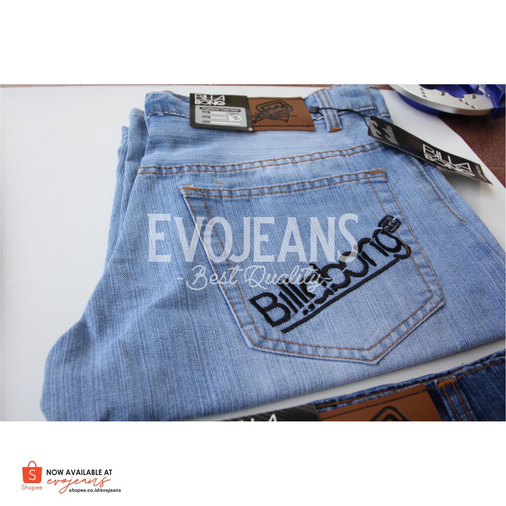 CELANA PENDEK JEANS PRIA DISTRO BALI SIZE LENGKAP JUMBO // EVO JEANS