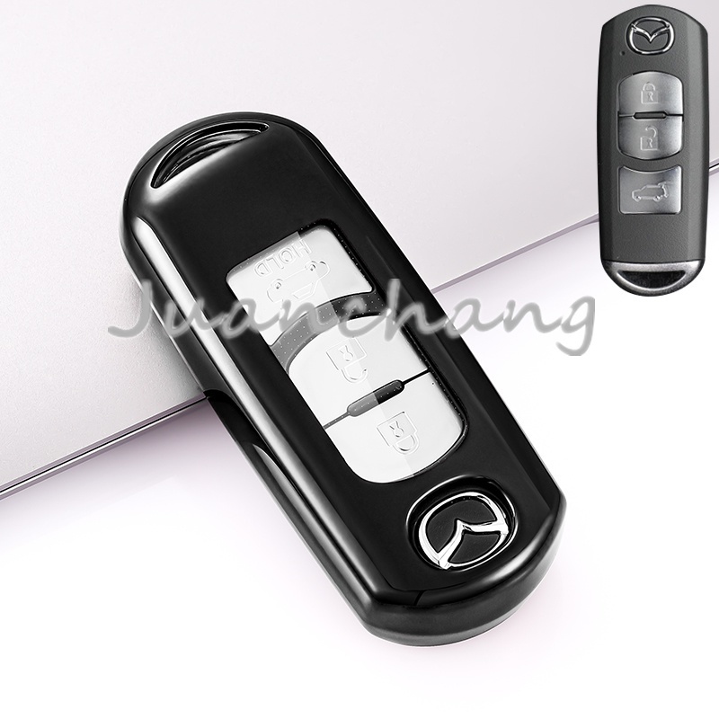 Case Cover Pelindung Remote Kunci Mobil Bahan TPU Untuk Mazda 2 3 5 6 BL BM GJ Atenza Axela Demio CX-3 CX-5 CX7 CX5 CX7 CX-9