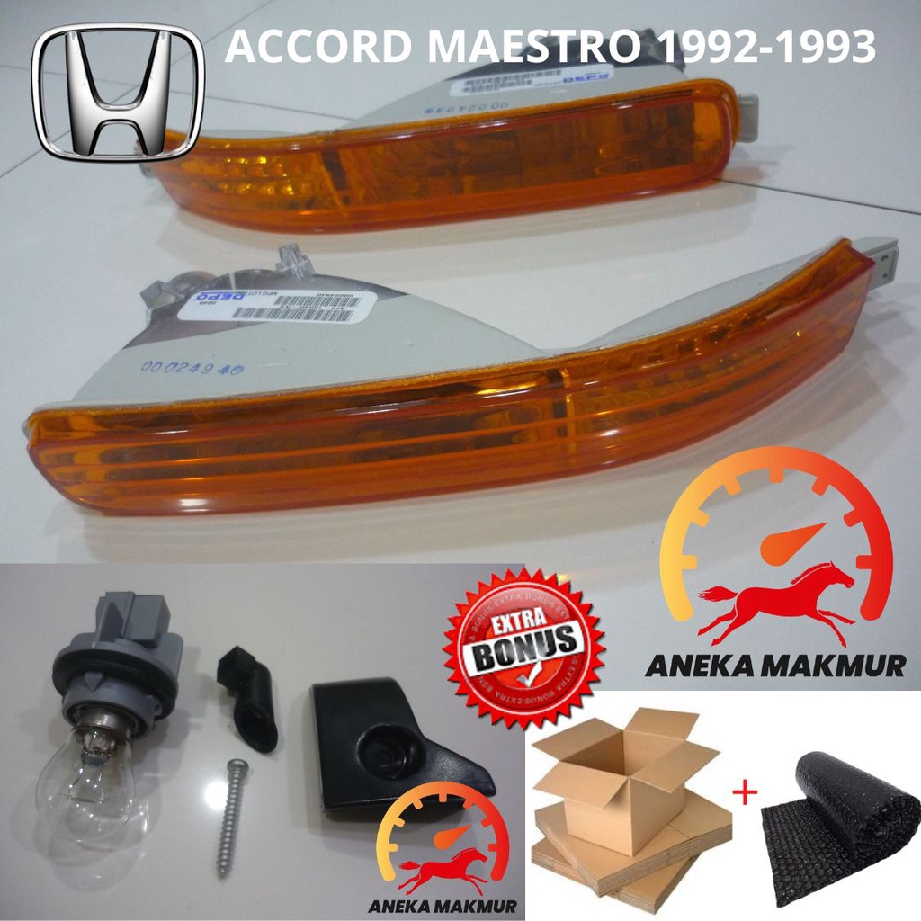 Lampu Sen Bumper Honda Accord Maestro 1992 1993 Front Signal Lamp Honda Accord Maestro 1992 1993