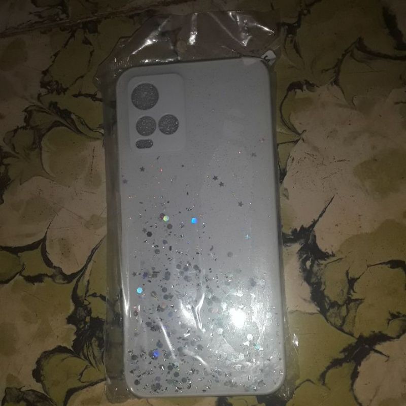 case hp Vivo y21s glitter