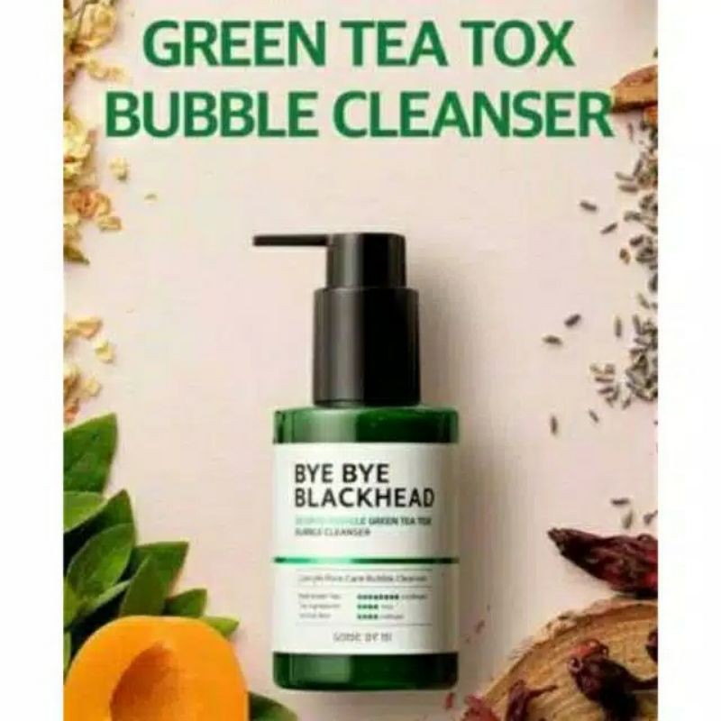 Somebymi byebye blackhead 30days miracle green tea tox bubble