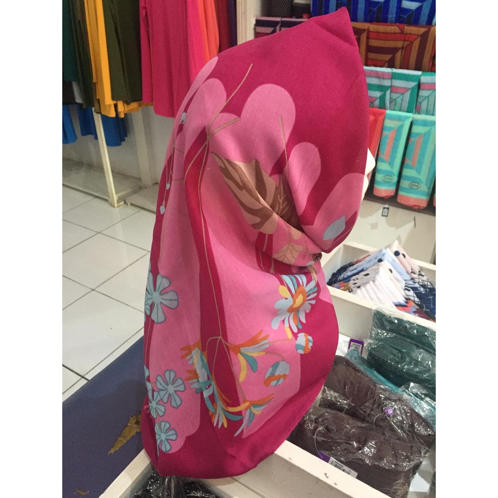 jilbab segi empat mezora kutai pink