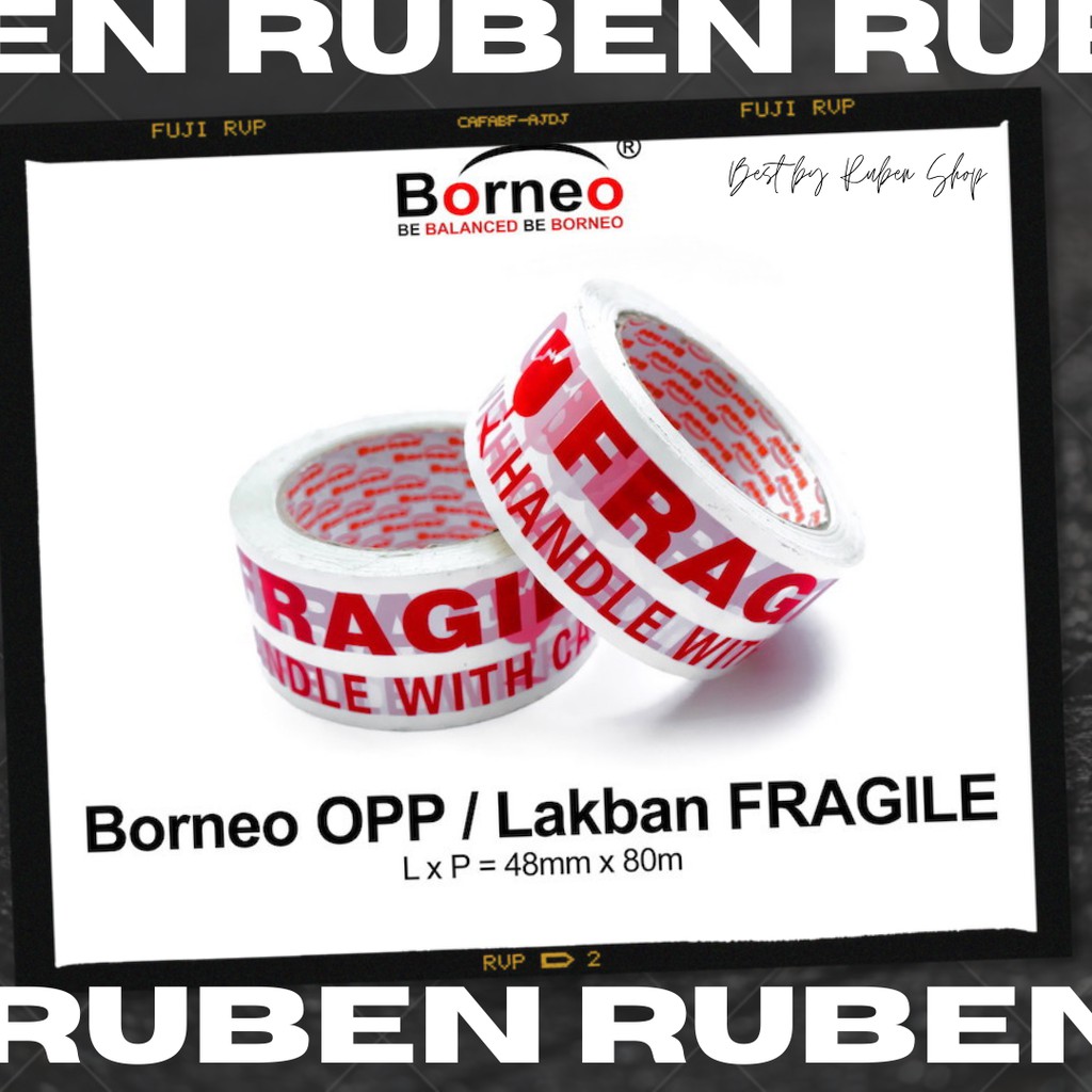 

Lakban MURAH Borneo Indonesia Fragile (6pcs)