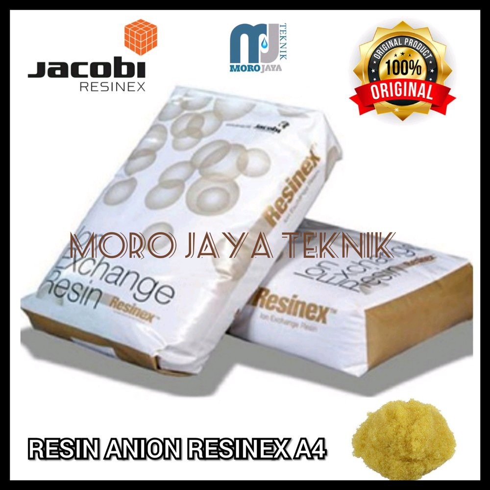 Dijual Resin Anion Resinex A4 Filter Air Resin Softener Anion Resinex Original Limited