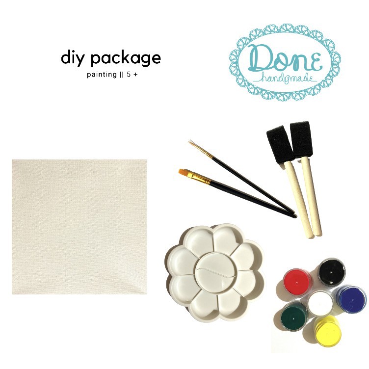 Paket hemat alat lukis painting diy aktivitas anak kids activity