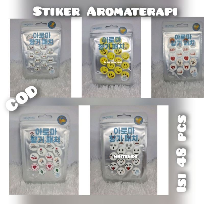 Stiker Masker Korea AROMA TERAPHY isi 48 // Patch Pelega Nafas Aroma Teraphy ISI 48